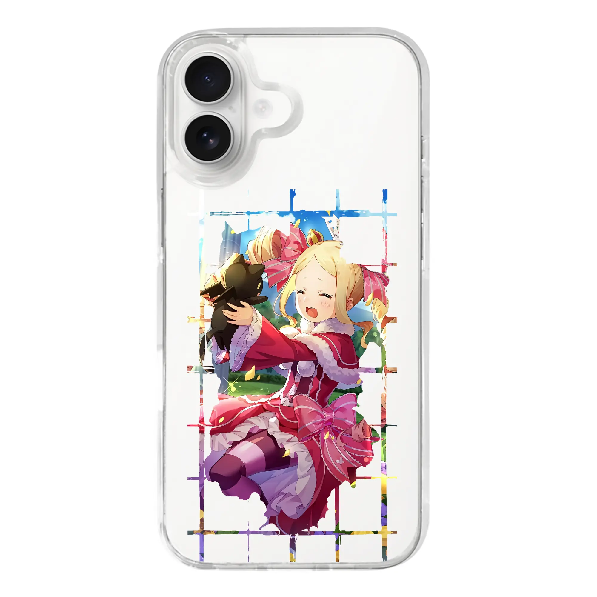 リゼロ グッズ ベアトリス - iPhone 17シリーズ 透明スマホケース – 薄型・耐衝撃・精密フィット保護カバー